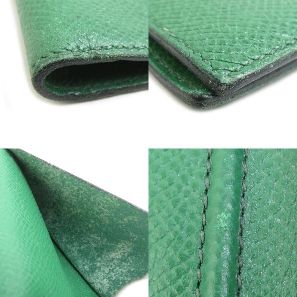 Hermes Hermès Leather Notebook Cover, Green, Unisex, e61364a - Picture 4 of 5